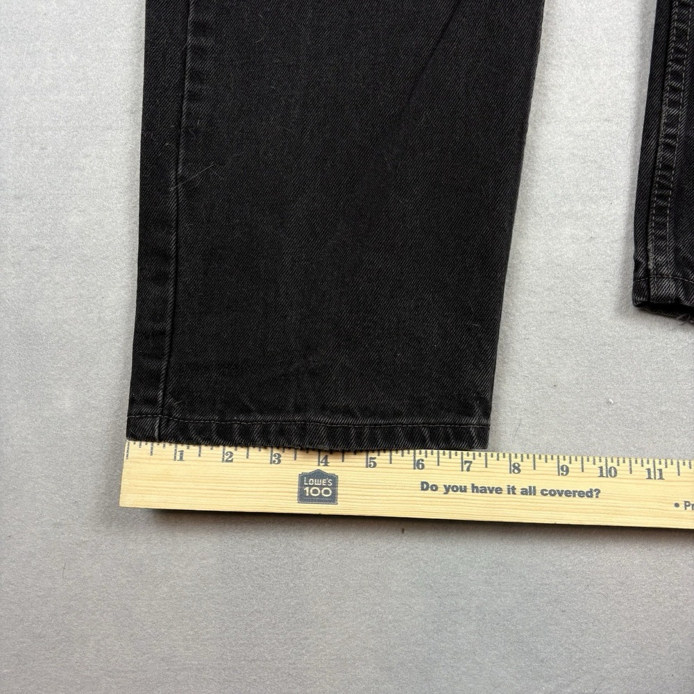 Vintage Levi’s 505 Black Jeans Men’s 36x32 (Fits 34x31) Made In USA 90s Straight - Picture 4 of 11